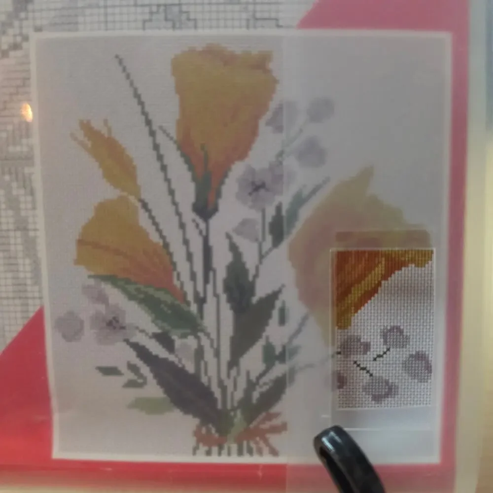 DMC 14 Count Aida Fabric Extra Large Cream 20x30 Cross Stitch Toile a Broder
